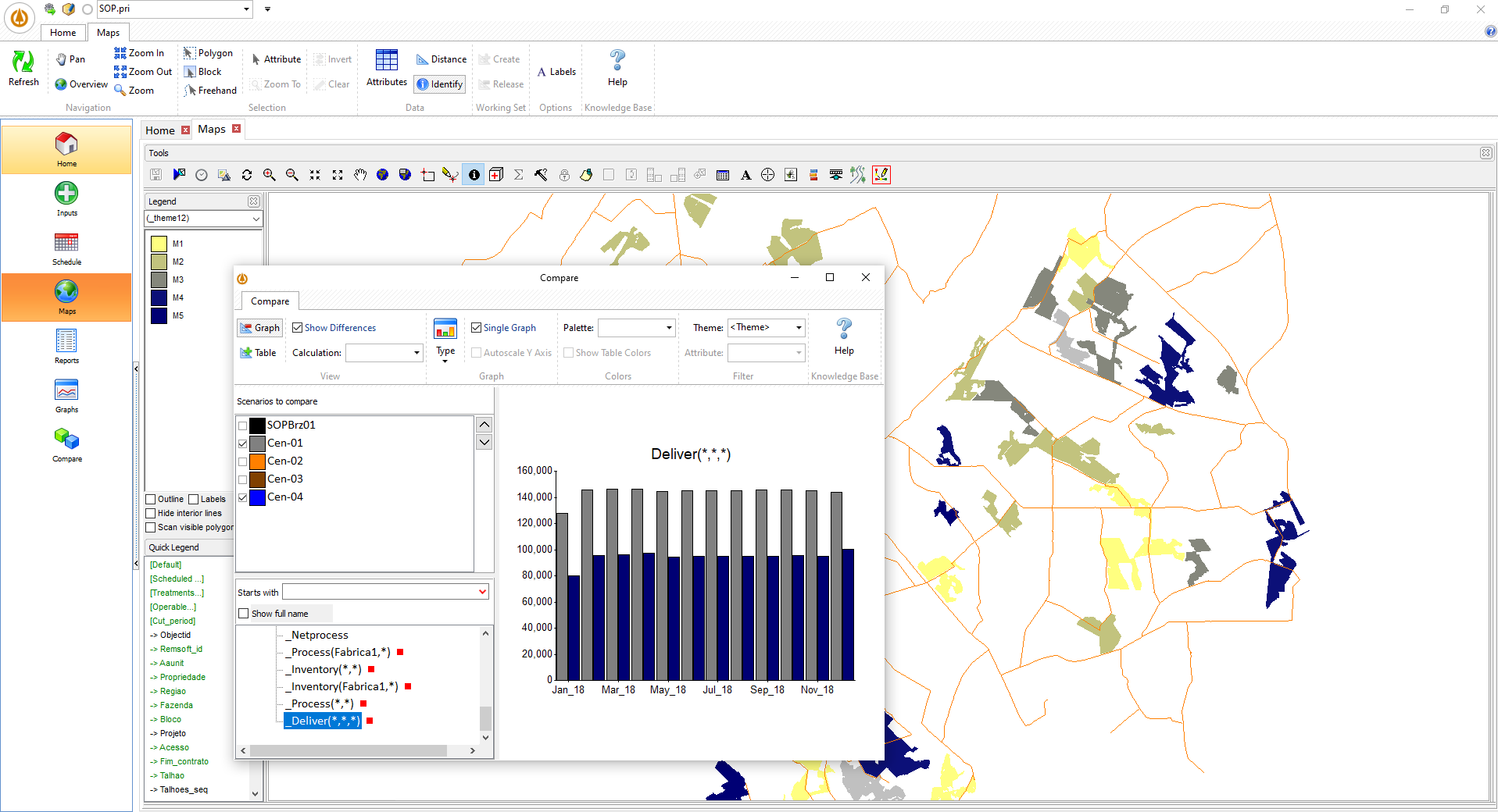 screenshot of Woodstock Optimization Studio